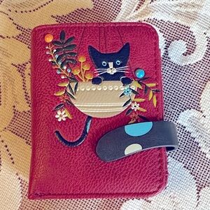 ESPE RED CAT DESIGN WALLET